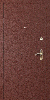 Входные металлические двери с полимерным покрасом